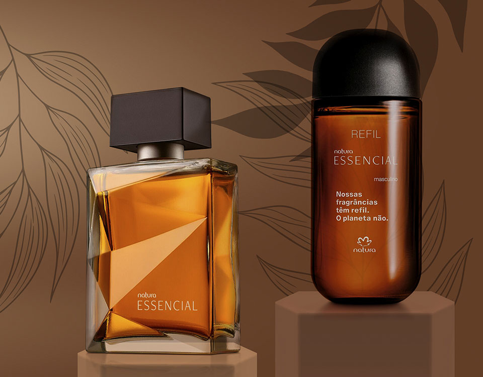 Com a campanha "Nossos produtos têm refil, o planeta não", a Natura acredita que a embalagem é parte fundamental de um perfume, capaz de torná-lo único e inesquecível. Portanto, a melhor forma de respeitar o seu valor é aproveitá-lo por mais tempo e gerar menor impacto no meio ambiente.